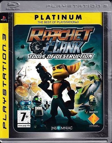 Ratchet & Clank Tools of Destruction - PS3 - Platinum (B Grade) (Genbrug)